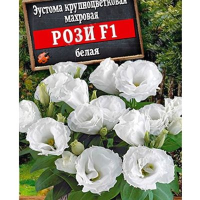 Эустома Махровые Рози Белая 5шт фото
